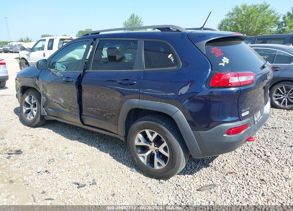 2015 JEEP CHEROKEE TRAILHAWK VIN: 1C4PJMBS5FW626179
