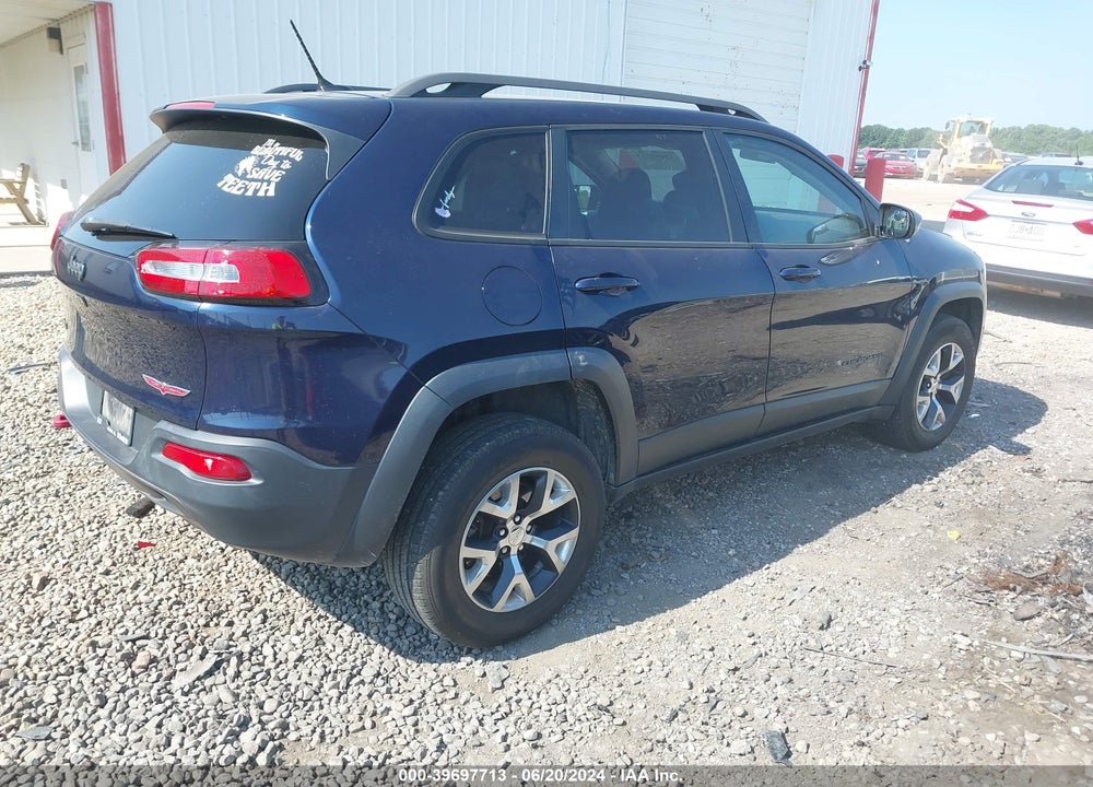 2015 JEEP CHEROKEE TRAILHAWK VIN: 1C4PJMBS5FW626179