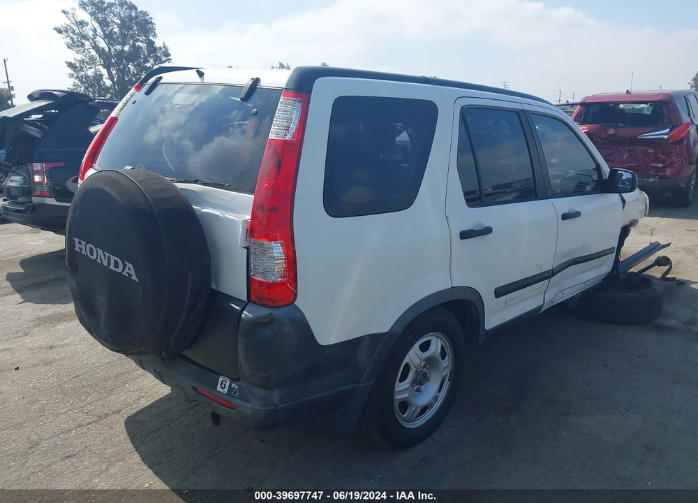 2005 HONDA CR-V LX VIN: JHLRD78565C032075