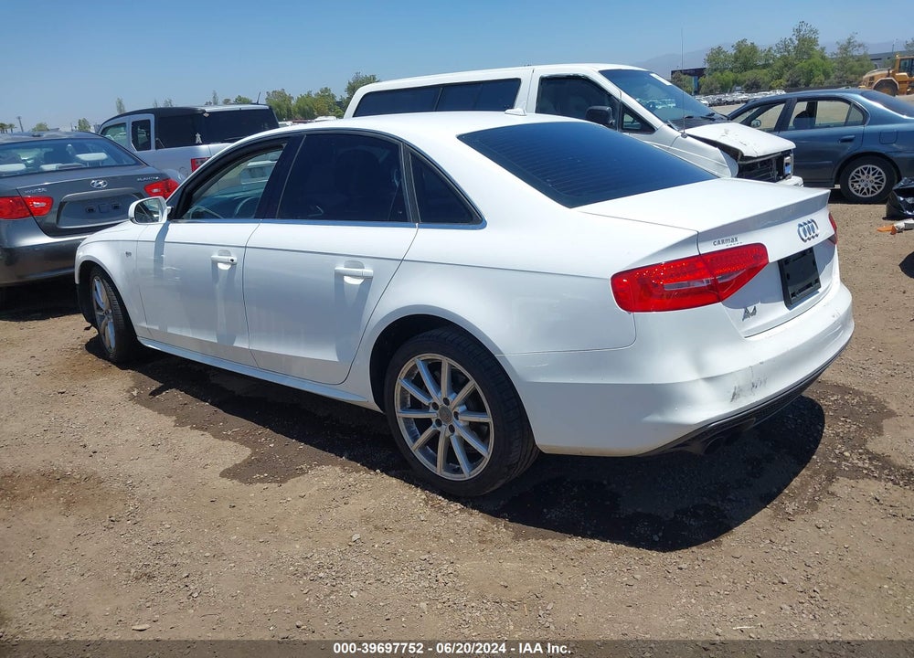 2015 AUDI A4 2.0T PREMIUM VIN: WAUAFAFL3FA076130