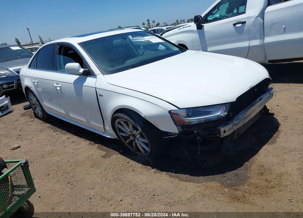 2015 AUDI A4 2.0T PREMIUM VIN: WAUAFAFL3FA076130