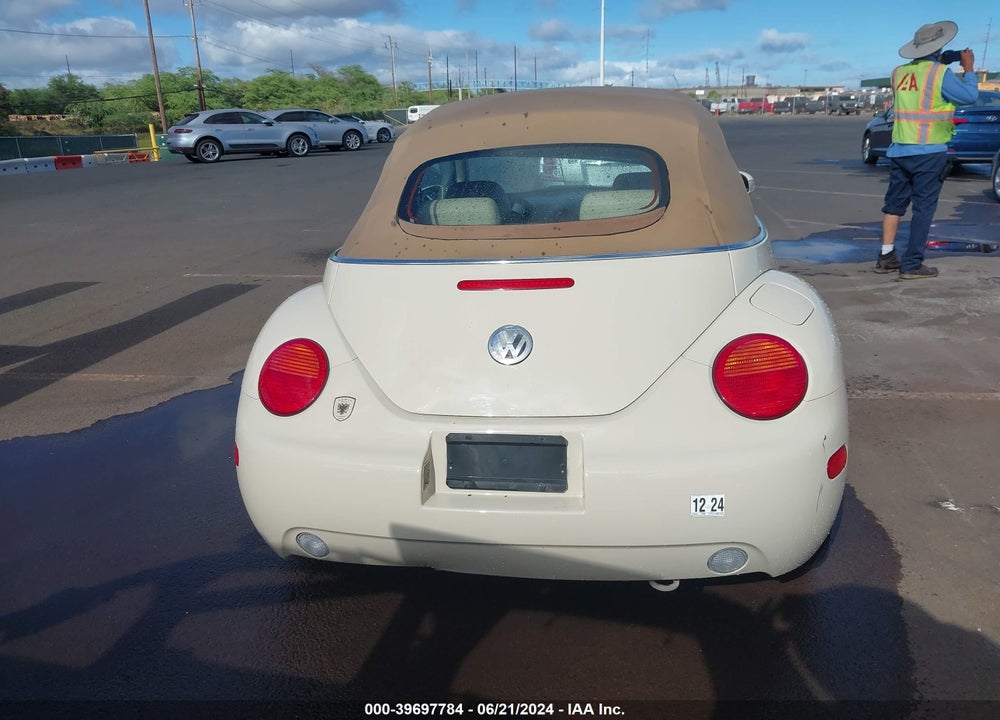 2003 VOLKSWAGEN NEW BEETLE GLS VIN: 3VWCK21Y43M315373