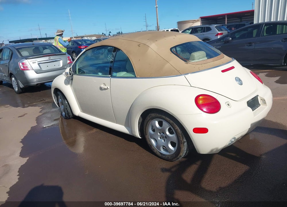 2003 VOLKSWAGEN NEW BEETLE GLS VIN: 3VWCK21Y43M315373
