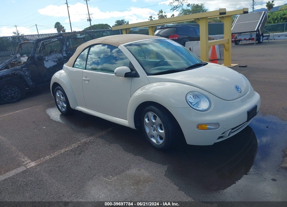 2003 VOLKSWAGEN NEW BEETLE GLS VIN: 3VWCK21Y43M315373