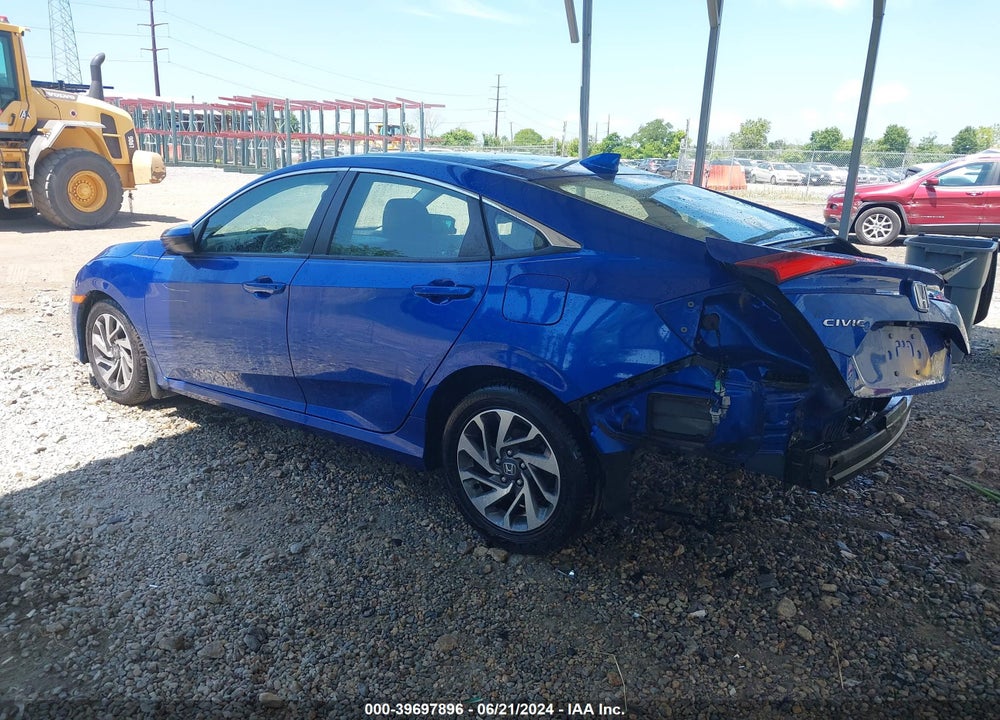 2018 HONDA CIVIC EX VIN: 2HGFC2F87JH544780