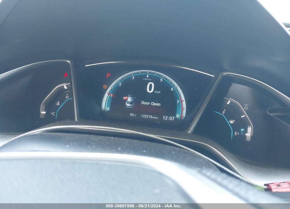2018 HONDA CIVIC EX VIN: 2HGFC2F87JH544780