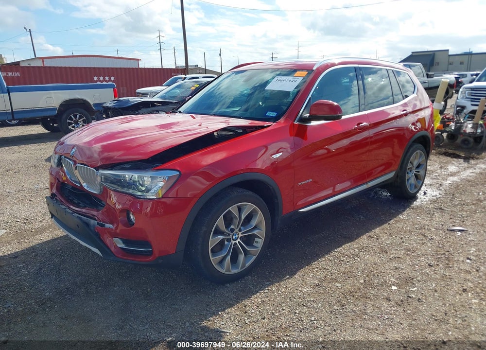 2016 BMW X3 XDRIVE28I VIN: 5UXWX9C58G0D70450