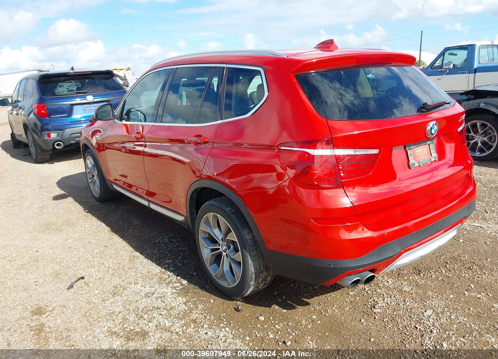 2016 BMW X3 XDRIVE28I VIN: 5UXWX9C58G0D70450