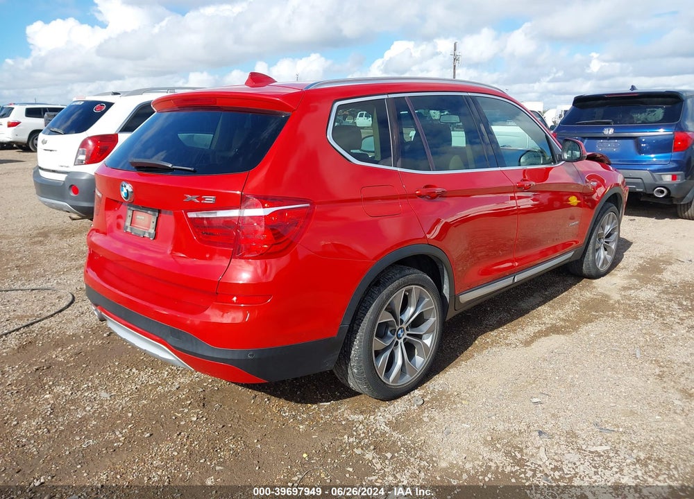 2016 BMW X3 XDRIVE28I VIN: 5UXWX9C58G0D70450
