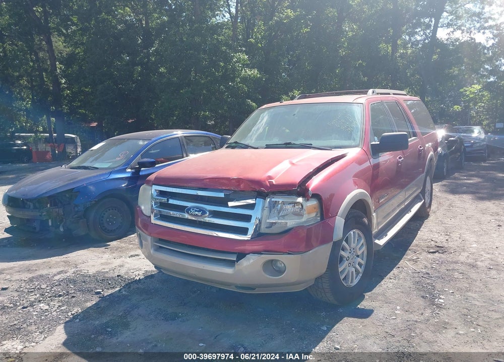 2007 FORD EXPEDITION EL EDDIE BAUER VIN: 1FMFK185X7LA25258