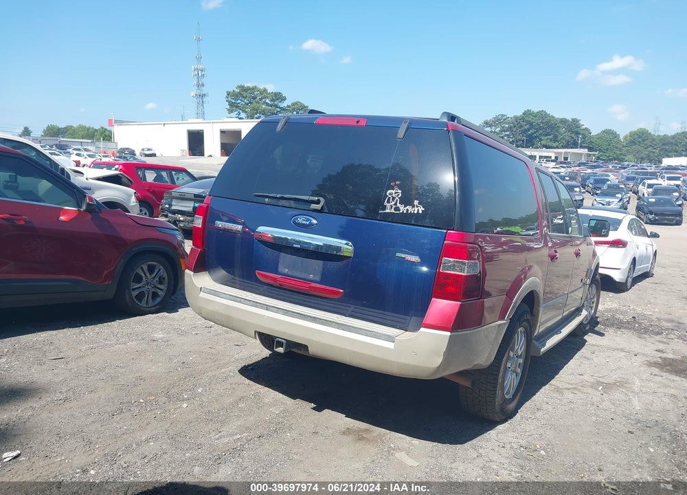 2007 FORD EXPEDITION EL EDDIE BAUER VIN: 1FMFK185X7LA25258