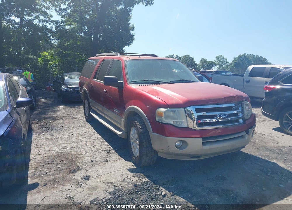2007 FORD EXPEDITION EL EDDIE BAUER VIN: 1FMFK185X7LA25258