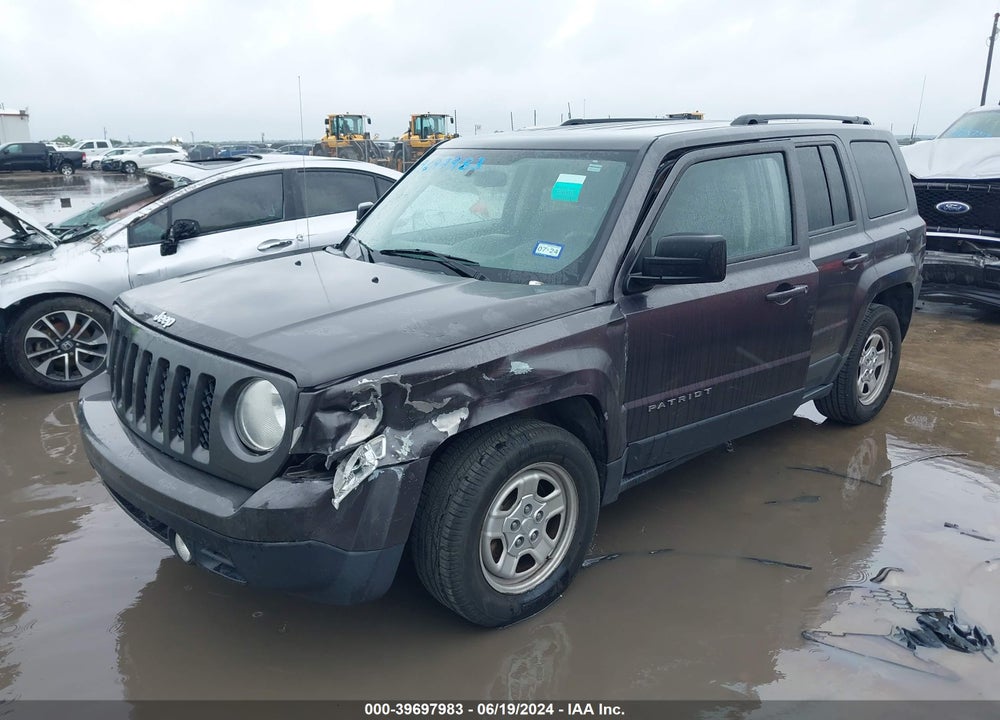 2014 JEEP PATRIOT SPORT VIN: 1C4NJPBAXED812455