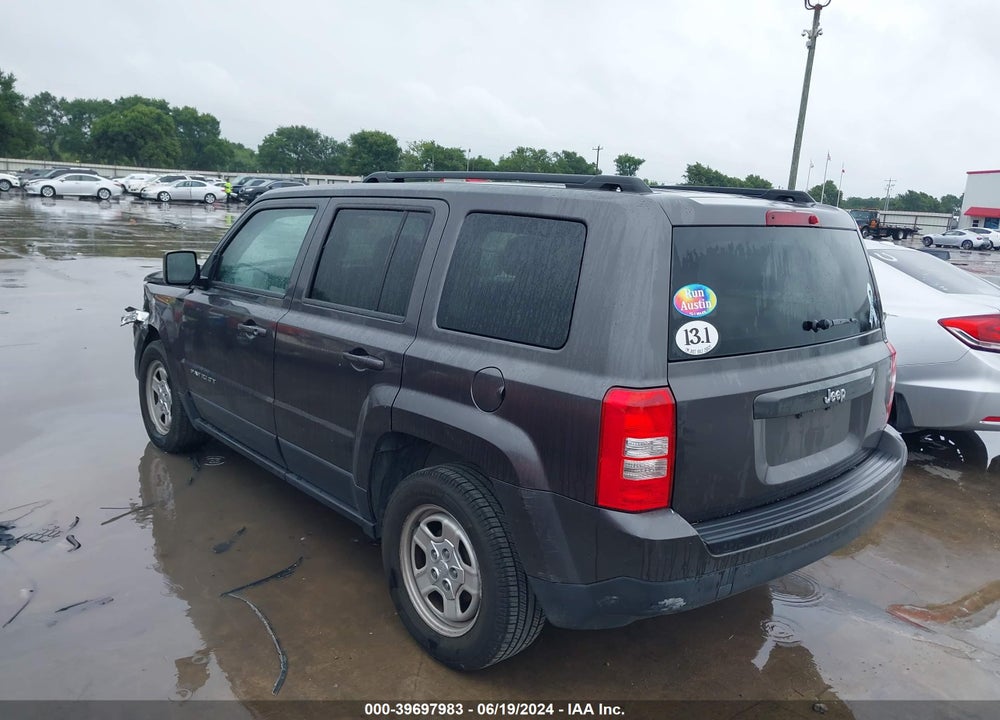 2014 JEEP PATRIOT SPORT VIN: 1C4NJPBAXED812455