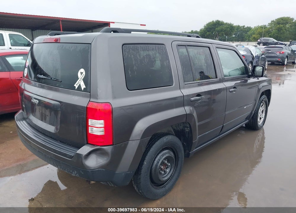 2014 JEEP PATRIOT SPORT VIN: 1C4NJPBAXED812455