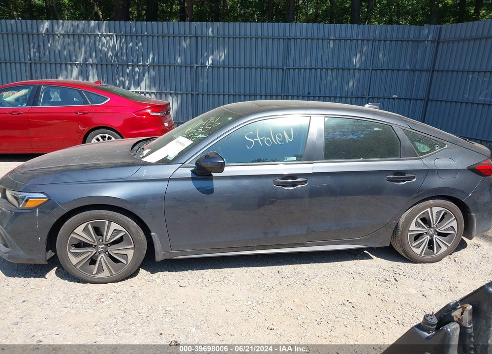 2022 HONDA CIVIC EX-L VIN: 19XFL1H79NE014339