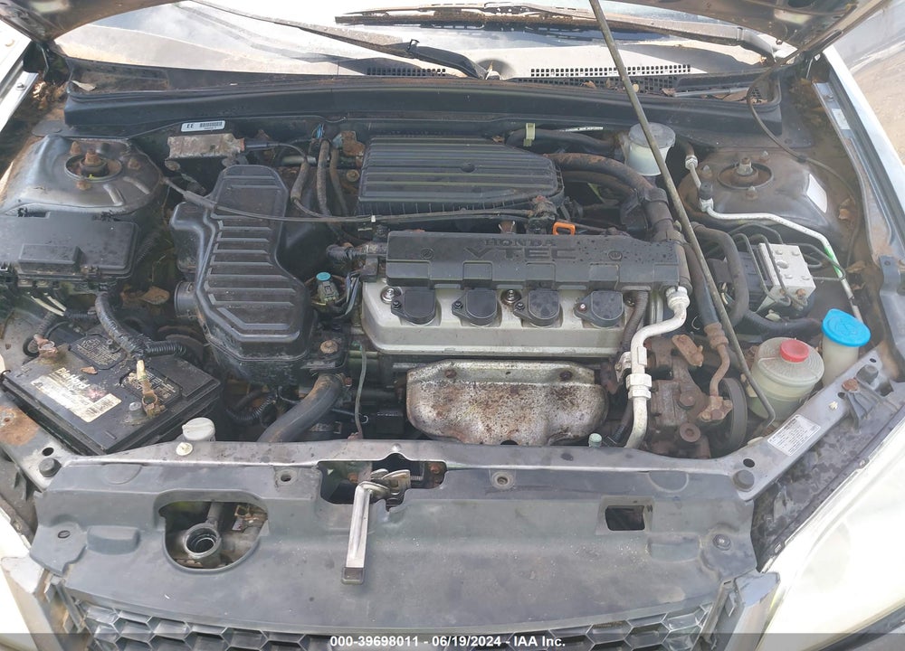 2005 HONDA CIVIC EX VIN: 1HGEM22935L076580