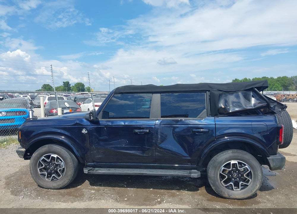 2021 FORD BRONCO OUTER BANKS VIN: 1FMDE5DHXMLA62375