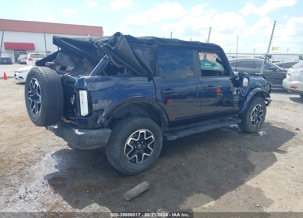 2021 FORD BRONCO OUTER BANKS VIN: 1FMDE5DHXMLA62375