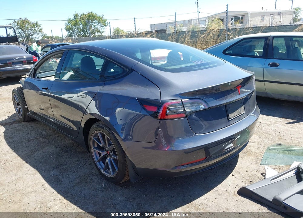 2021 TESLA MODEL 3 STANDARD RANGE PLUS REAR-WHEEL DRIVE VIN: 5YJ3E1EA8MF994698