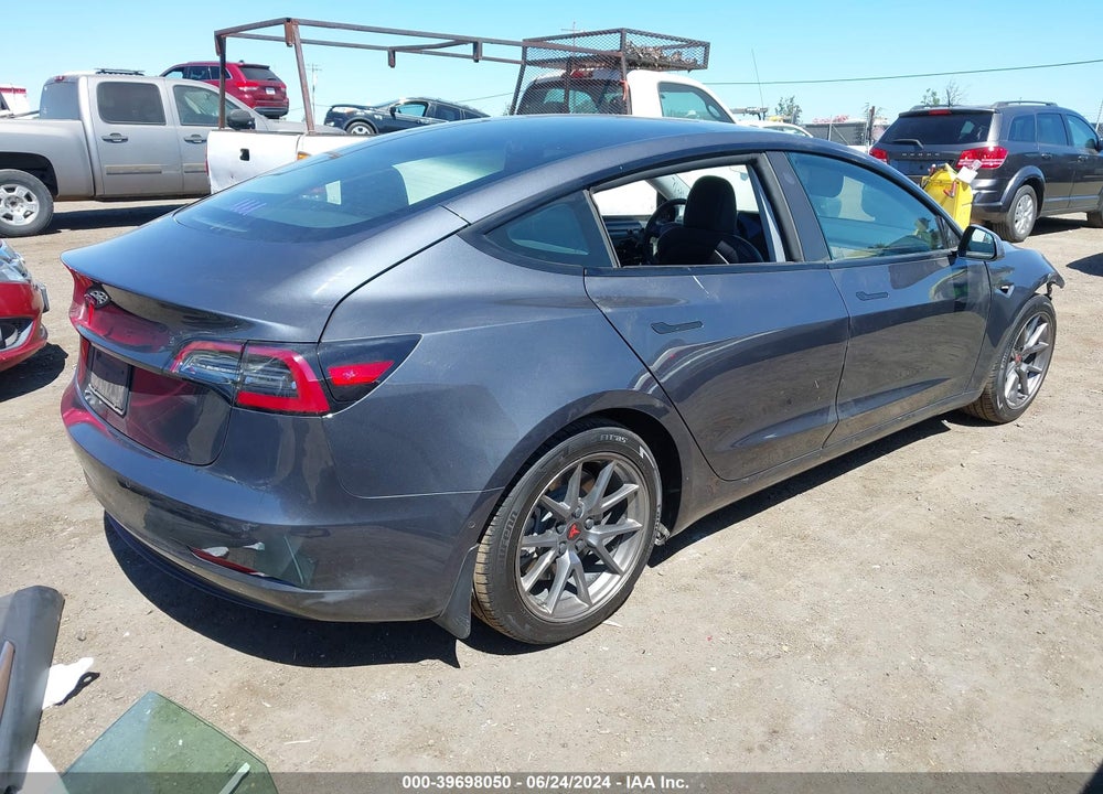 2021 TESLA MODEL 3 STANDARD RANGE PLUS REAR-WHEEL DRIVE VIN: 5YJ3E1EA8MF994698