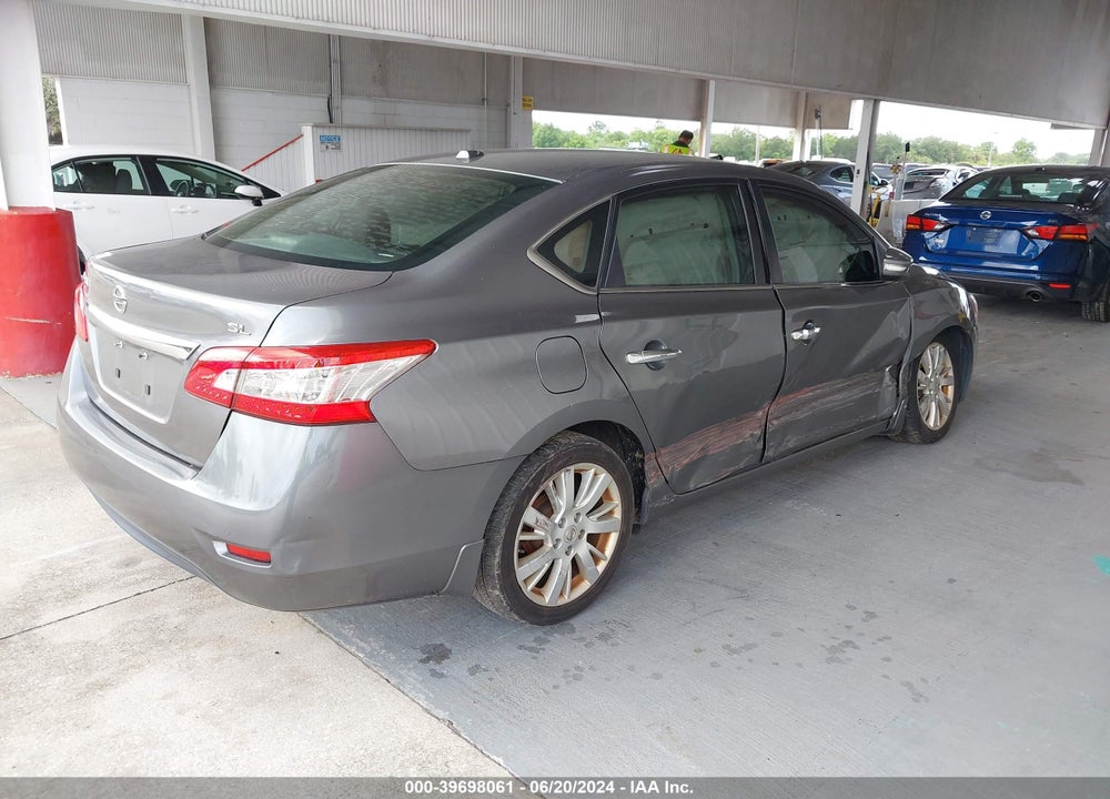 2015 NISSAN SENTRA SL VIN: 3N1AB7AP6FY243803