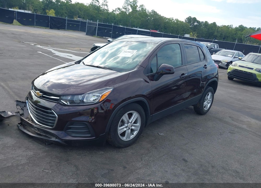 2020 CHEVROLET TRAX FWD LS VIN: KL7CJKSB2LB354015