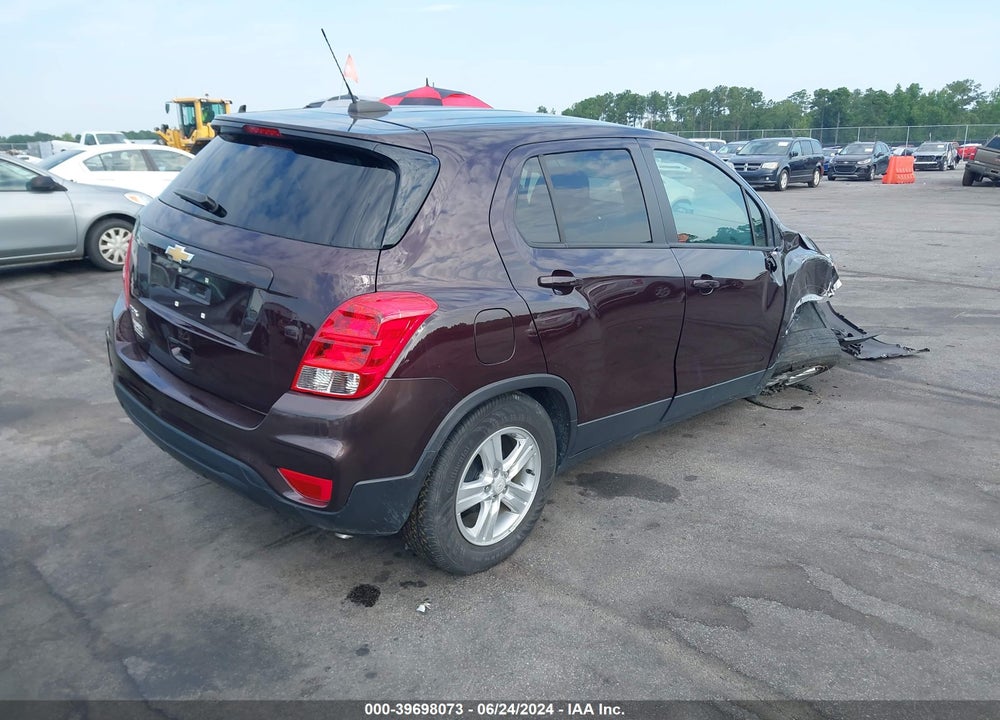 2020 CHEVROLET TRAX FWD LS VIN: KL7CJKSB2LB354015