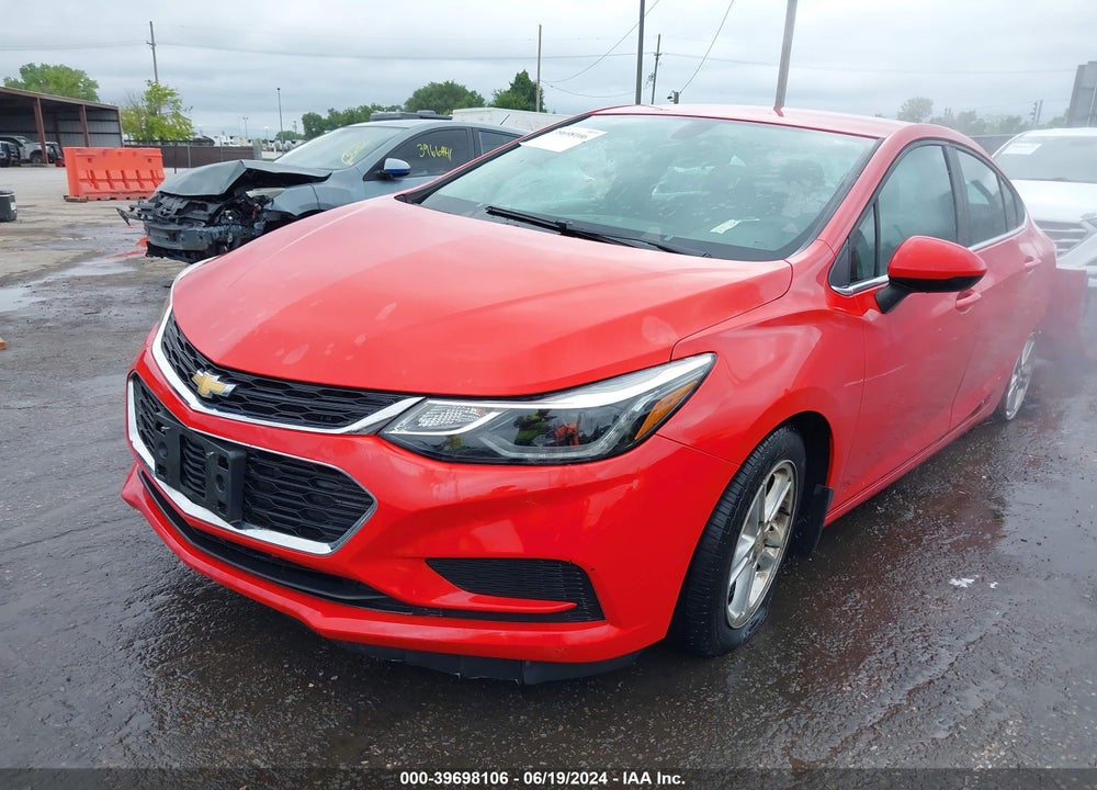 2016 CHEVROLET CRUZE LT AUTO VIN: 1G1BE5SM7G7309448