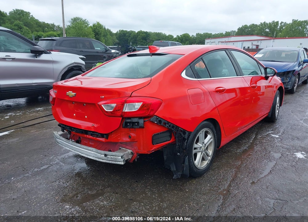 2016 CHEVROLET CRUZE LT AUTO VIN: 1G1BE5SM7G7309448