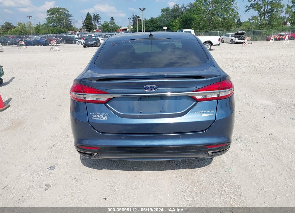 2018 FORD FUSION TITANIUM VIN: 3FA6P0D96JR205893