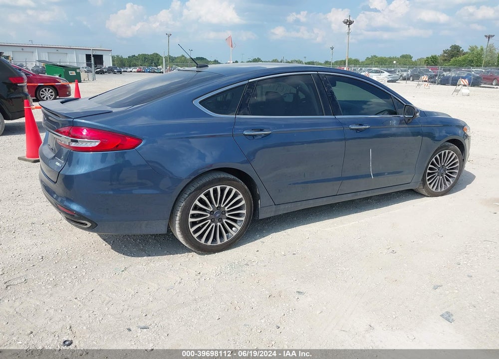 2018 FORD FUSION TITANIUM VIN: 3FA6P0D96JR205893