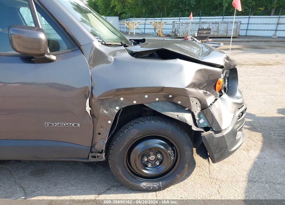 2017 JEEP RENEGADE LATITUDE 4X4 VIN: ZACCJBBB4HPF55804