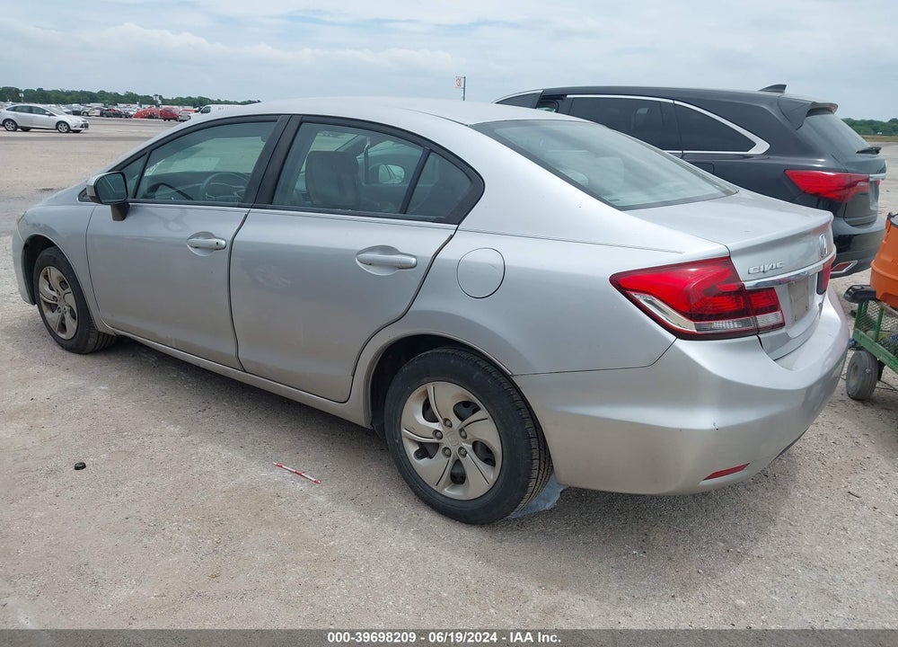 2015 HONDA CIVIC LX VIN: 19XFB2F59FE088453