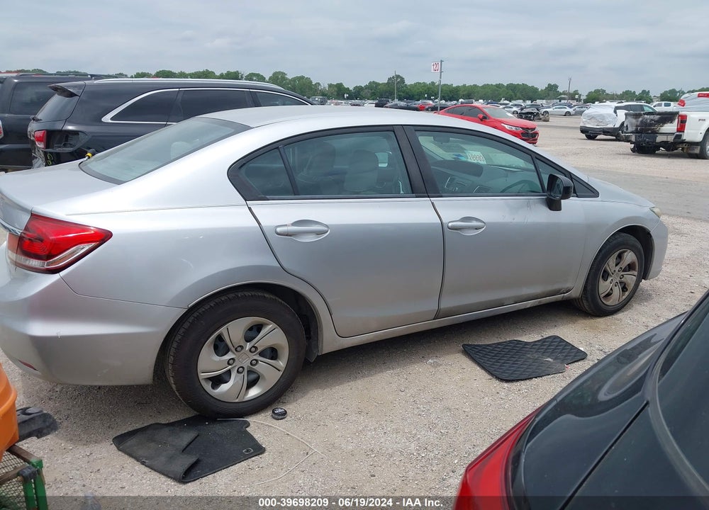 2015 HONDA CIVIC LX VIN: 19XFB2F59FE088453