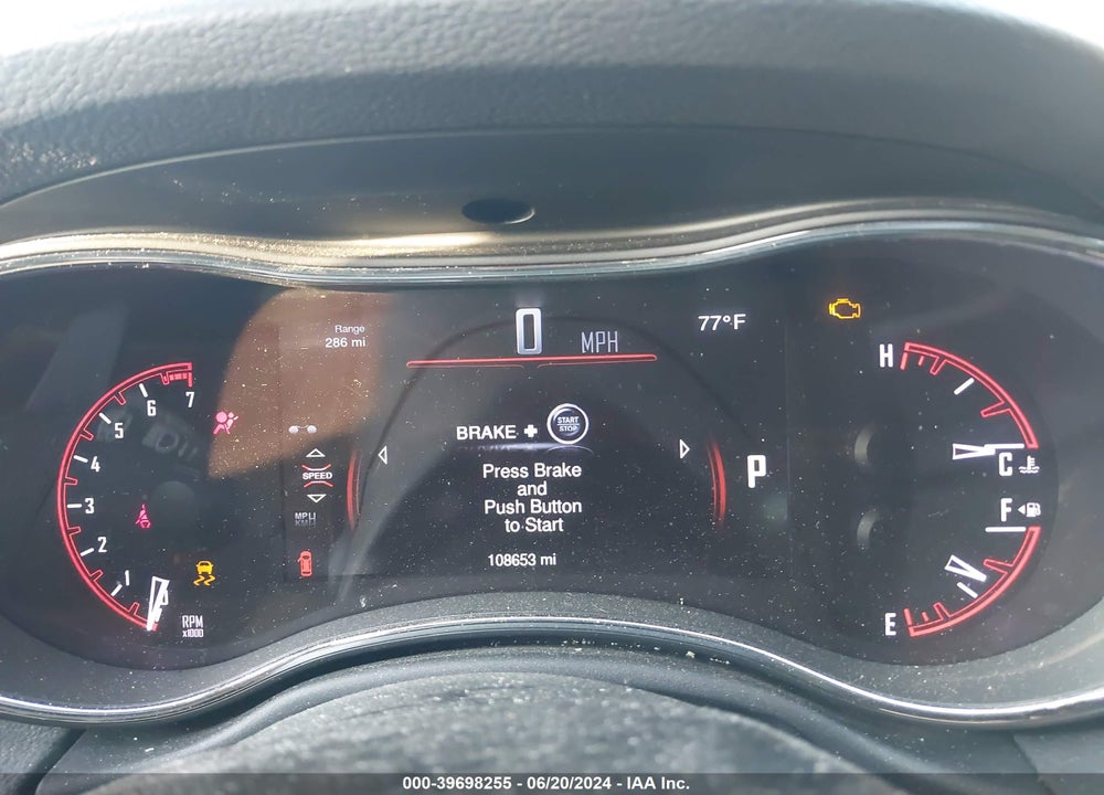 2015 DODGE DURANGO LIMITED VIN: 1C4RDJDG4FC857941