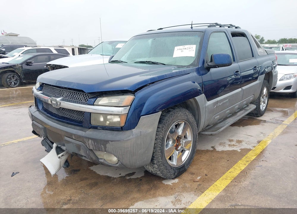 2002 CHEVROLET AVALANCHE 1500 VIN: 3GNEK13T92G124785