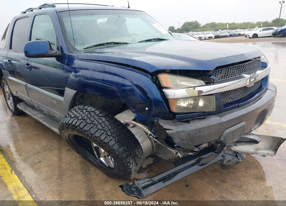 2002 CHEVROLET AVALANCHE 1500 VIN: 3GNEK13T92G124785