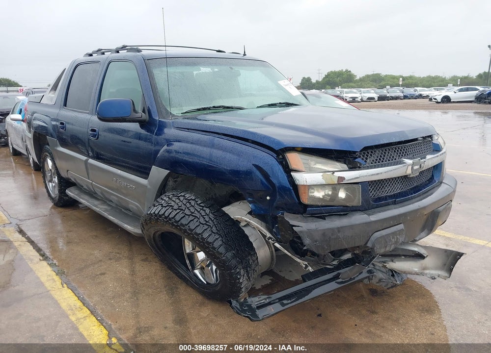 2002 CHEVROLET AVALANCHE 1500 VIN: 3GNEK13T92G124785