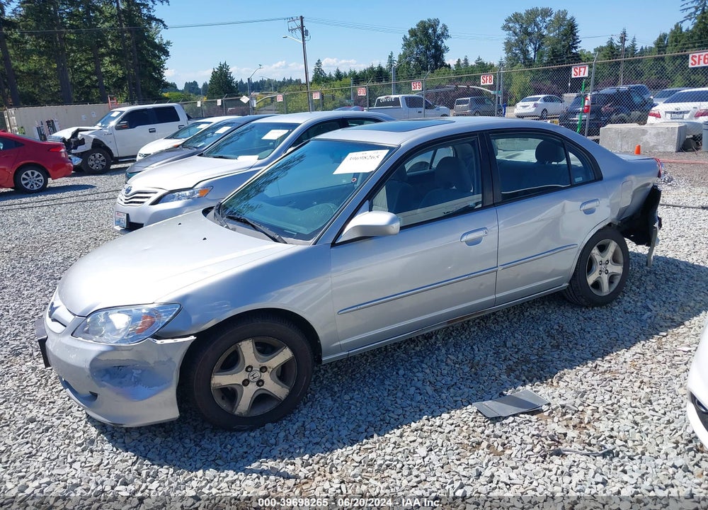 2004 HONDA CIVIC EX VIN: JHMES25714S001880