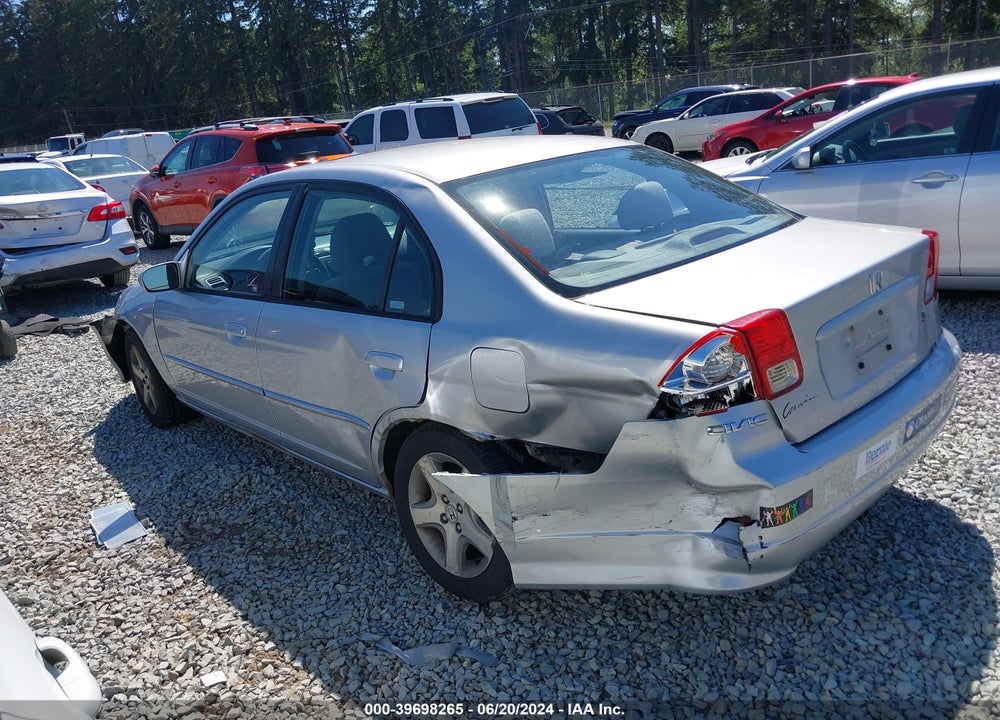 2004 HONDA CIVIC EX VIN: JHMES25714S001880