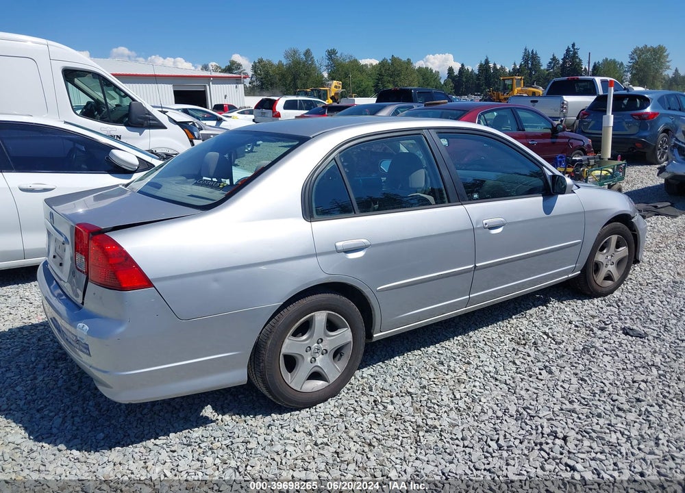 2004 HONDA CIVIC EX VIN: JHMES25714S001880