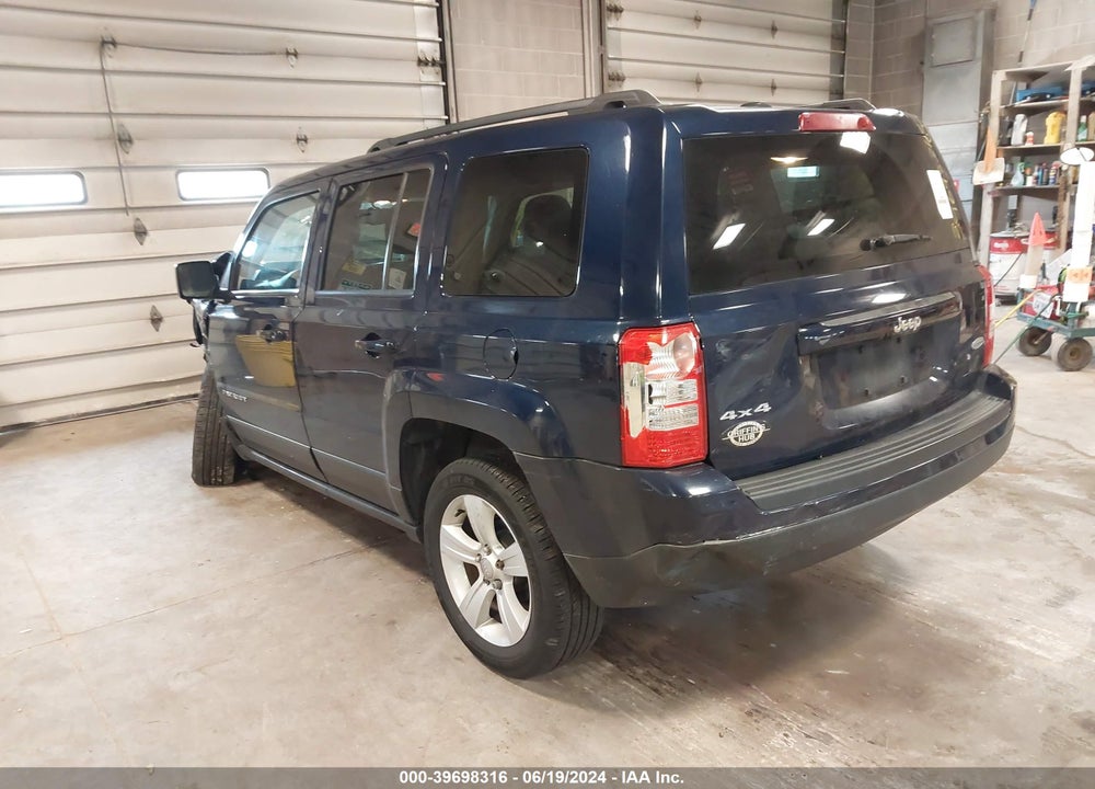 2017 JEEP PATRIOT LATITUDE 4X4 VIN: 1C4NJRFB7HD111410
