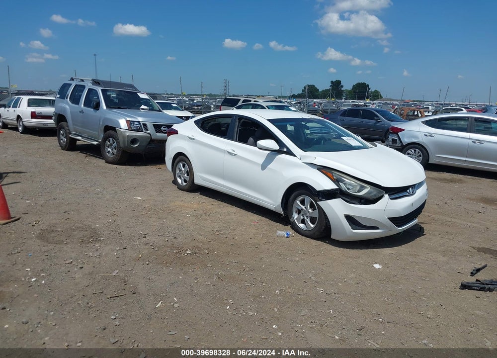 2014 HYUNDAI ELANTRA SE VIN: 5NPDH4AE5EH480705