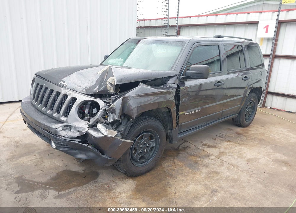 2017 JEEP PATRIOT SPORT FWD VIN: 1C4NJPBA3HD118775