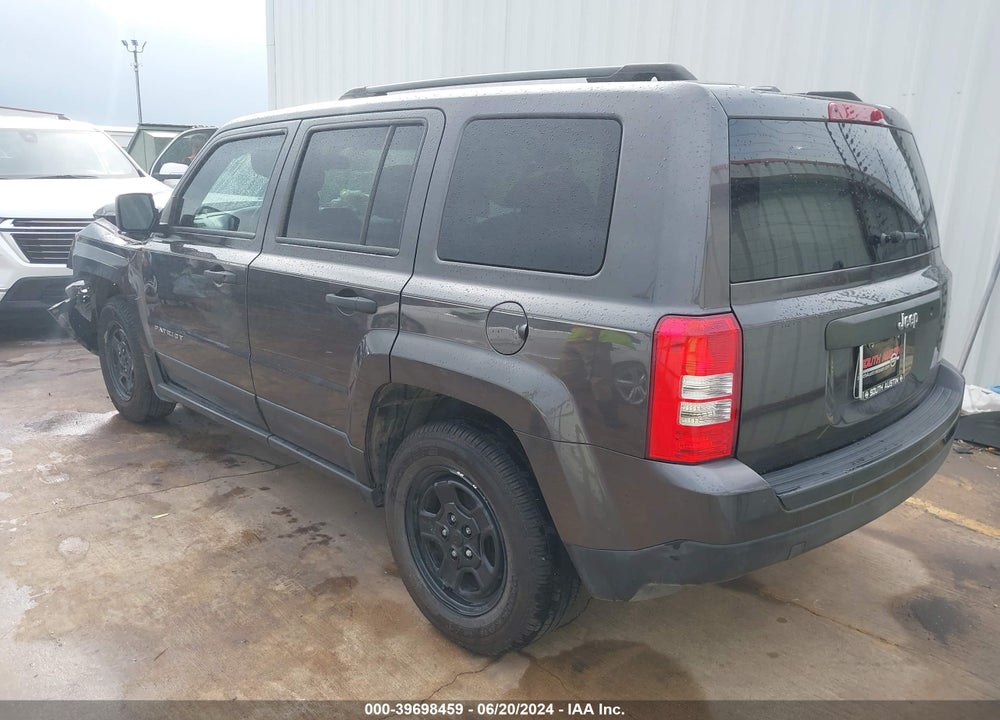 2017 JEEP PATRIOT SPORT FWD VIN: 1C4NJPBA3HD118775