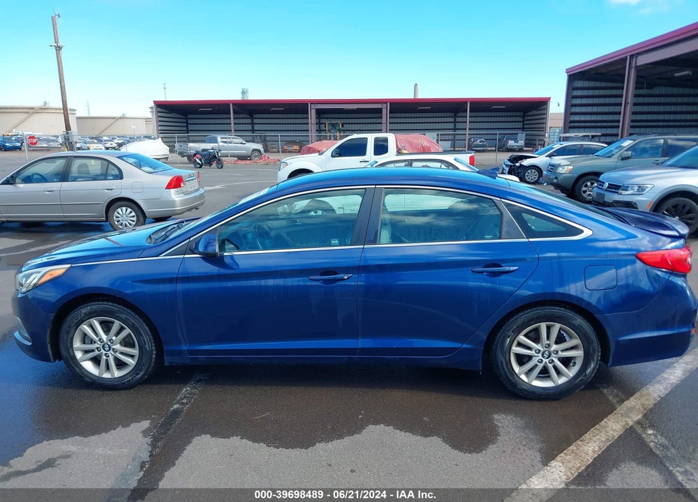 2015 HYUNDAI SONATA SE VIN: 5NPE24AFXFH183901