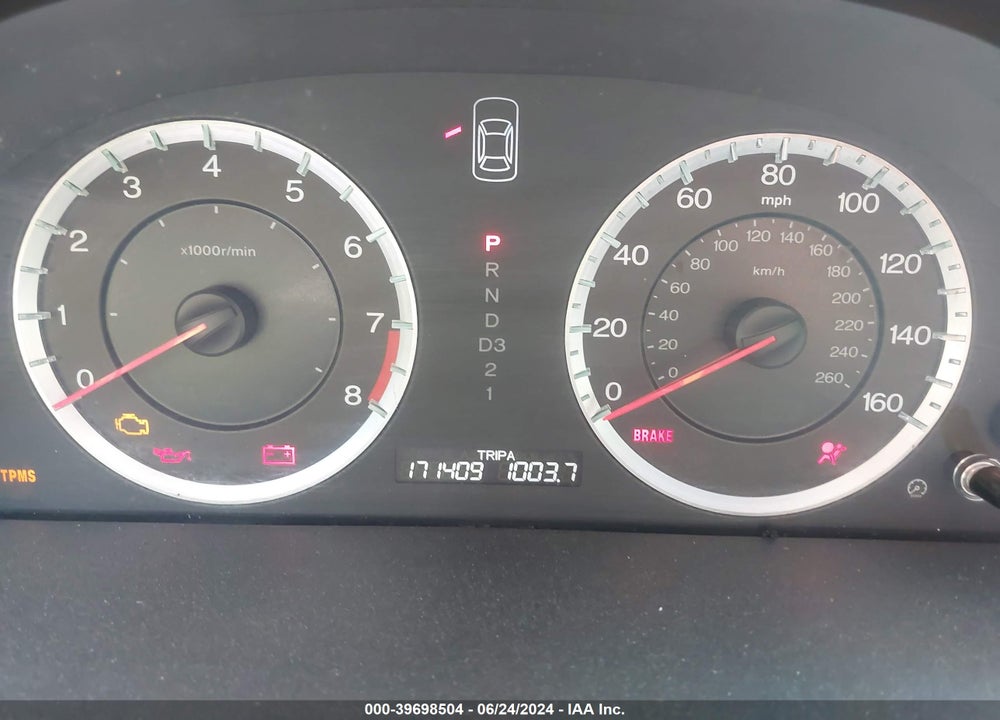 2009 HONDA ACCORD 2.4 EX VIN: 1HGCP26789A125328