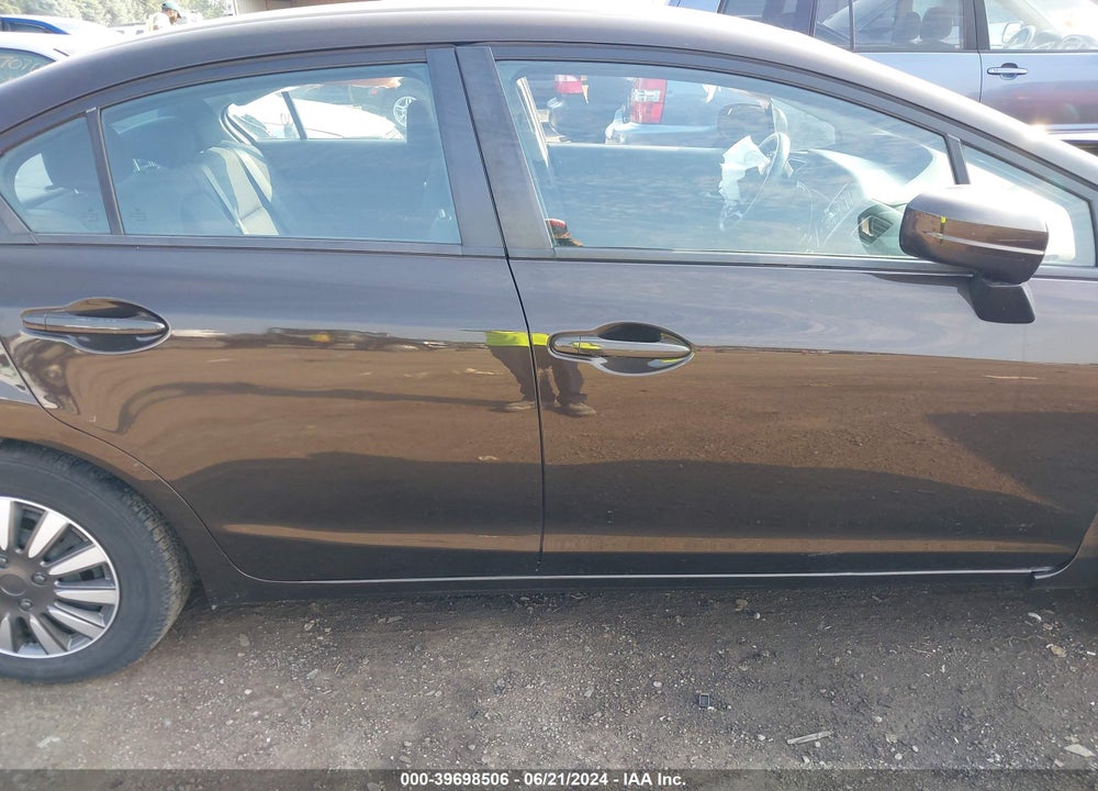2014 HONDA CIVIC LX VIN: 2HGFB2F5XEH544237