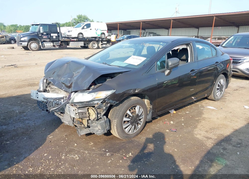 2014 HONDA CIVIC LX VIN: 2HGFB2F5XEH544237